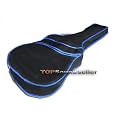 Gitarrentasche gepolstert 3/4 Konzertgitarre schwarzblau
