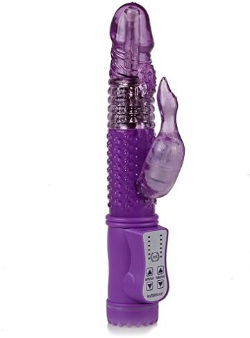 Baisheng Toys Adult Toys 8 Inch Waterproof Thrusting Jack Rabbit Bees Butterfly Vibe Rotating Swan Bibes 360 Degrees Dual Stimulator Massager Multi Speed Electric Vibration Massager Bullet Wand Clitorial Stimulation Powerful Female Masturbate Toy G-spot Stimulators for Women Couples Random Color (Duck)