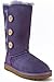 Kids' UGG Bailey Button Triplet Boots, PURPLE SAGE, Size 2 M US Little Kid