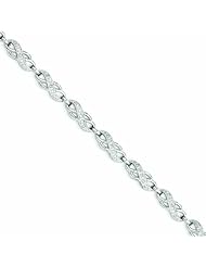 Genuine 14K White Gold White Gold Diamond Bracelet 9 Grams Of Gold 100% Satisfaction Guaranteed.