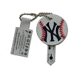 New York Yankees Soft Rubber Key Jacket Keychain