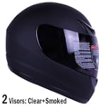 901-mattebk-pl Matte Black Full Face...