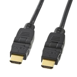 【クリックでお店のこの商品のページへ】SANWA SUPPLY KM-HD20-3D30 イーサネット対応ハイスピードHDMI 3Dケーブル 3m