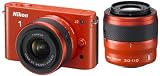 Nikon �f�W�^�����J���� Nikon 1 (�j�R������) J2 �_�u���Y�[���L�b�g �I�����W N1J2WZOR