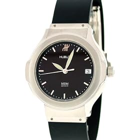Hublot Elegant Men's Watch with black dial & date at 3 O'Clock