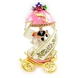 Oeuf de Faberg&eacute; "Mariage" Blanc Rose