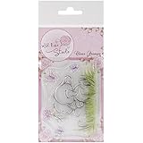 Wild Rose Studio Clear Stamp Sheet, 3.5 by 3-Inch, Bella with Friend