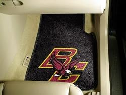 Boston College Car Mats 2 Piece universal fit Car Floor Mat (Rug) - Boston College Eagles