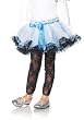 Stretch Lace Footless Tights