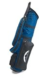 New! Sun Mountain X-Strap Sunday Bag - Black/Baltic