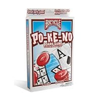 Original Bicycle Pokeno Game PO-KE-NO Red Box Large Face Jumbo Index 12 Boards with Chips