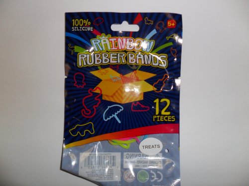Rainbow Treats Shaped Rubber Bands Bandz Bracelets (12)