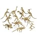 12 Pc Assorted Dinosaur Fossil Skeleton Figures - Toys 5-6" Larger Size Dinosaurs_s-1