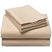 Pinzon 200-Gram Supima Velvet Flannel Queen Sheet Set, Taupe