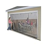 ShelterLogic 16x7 Garage Screen with Roll Up Pipe