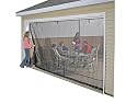 ShelterLogic 16x7 Garage Screen with Roll Up Pipe