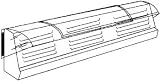 53 Baseboard Register Air Deflector