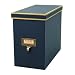 Cargo Atheneum File Box, Blue, 9-1/2 by 12 by 5-1/2-Inch