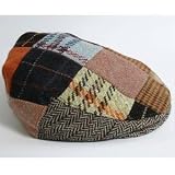 Irish Made Tweed Flat Cap - Patchwork - Small