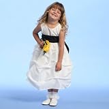 Toddler Little Girls Special Occasion WHITE Flower Girl Dress BLOSSOM 2T-12