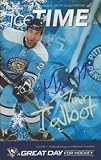 Max Talbot Signed 2008 Icetime Program Penguins Flyers - Autographed NHL Magazines