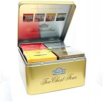 (3 PACK) - Ahmad Foiled Tea Chest Four Collection| 40 Bags |3 PACK - SUPER SAVER - SAVE MONEY