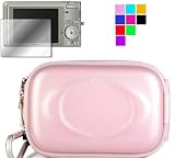 New Version Slim Small Camera Case for Casio Exilim Casio Exilim Ex-s880 Ex-z77 Ex-z1050 Ex-z1080 Ex-z75 and More + Screen Protector Kit + Cloth (Many Color Available)