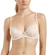 Betsey Johnson Women's Eyelet Lace 3 Section Foam Demi