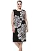 Chicwe® Womens Lined Placement Printed Sleeveless Plus Size Dress