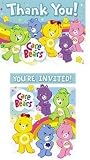 Care Bears Invitations and Thank You Notes, 16pc
