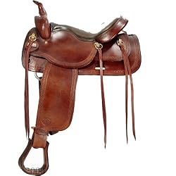 16" Big Horn Flex Tree FQHB Saddle(Extra Soft Padding)