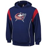 Reebok Columbus Blue Jackets Navy Blue Showboat Hoody Sweatshirt
