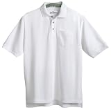 Short Sleeve Pocket Polo Pique Golf Shirt (Regular and Big & Tall Sizes)