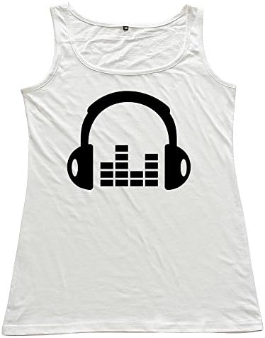 PTLXtw Women's Set Headphones Tank Tops Blouse Waistcoat