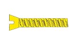 0 - 80 1 / 2 &acute; Flat Head Machine Screw ( 5 ) - B000BRJCM4