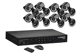 Lorex LH3261001C8B 16 Channel Network Security DVR with 8 Security Cameras