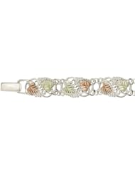 Black Hills Gold by Coleman Sterling Silver 7 3/4 inch Bracelet