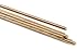 Forney 48302 Bare Brass Gas Brazing Rod, 3/32-Inch-by-36-Inch, 6-Rods