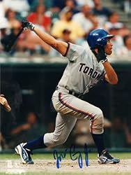 Jose Cruz Jr Signed Blue Jays 8X10 Photo