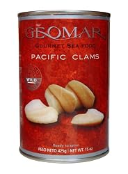 Geomar Gourmet Seafood, Pacific Clams (Culengues), 15-Ounce Cans (Pack of 2)