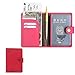 HAKACC RFID Blocking Passport Cover Compact Case Holder Wallet,Prevent Degaussing,Watermelon Red