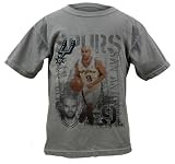 Tony Parker San Antonio Spurs Youth Titanium Caged Player Soft Hand Pigment-Dyed Premium T-Shirt