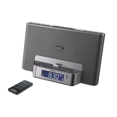 Sony ICFDS15IPS Dockingstation f�r Apple iPod/ iPhone mit Uhrenradio silber