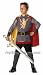 In Character Costumes, LLC Boys 2-7 Loyal Knight Tunic Set, Silver/Burgundy, Small