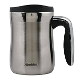Eigenschaften Aladdin  / Aladdin Vakuumtasse Desktop, Edelstahl, 0.47 Liter