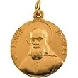 14K Yellow Gold St. Francis de Sales Medal - 18.00mm