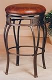 Montello Backless Swivel Bar Stool 1 Pair