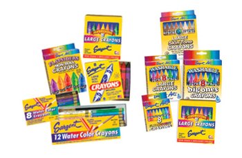 Quality Sargent Art Crayons Fluorescent 8 By Sargent Art