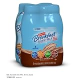Carnation Instant Breakfast Nutritional Drink, Rich Milk Chocolate, No Sugar Added, 4-Count, 11-Ounce Bottles (Pack of 3)