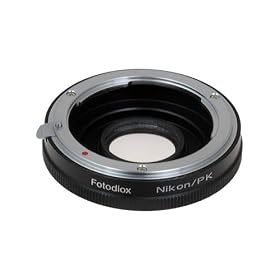 Fotodiox Lens Mount Adapter - Nikon Lens to Pentax K mount adapter for Pentax *ist DS, DS2, D, DL, DL2, K10D, K20D, K100D, K110D, K200D, K100D Super, K-5, K-7, K-30, K-r, K-x, K-m, (K-m A.K.A. K2000), K-01, Samsung GX-20, GX-10